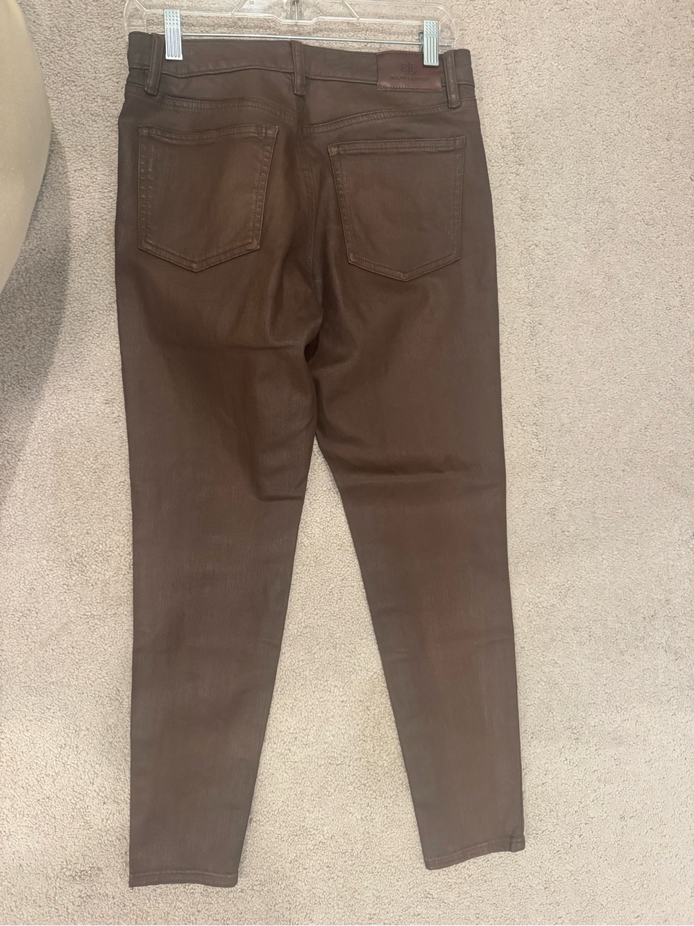 Ralph Lauren Women’s Chocolate Brown Skinny Jeans Never worn